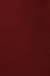 Cally Ruffle Sleeve Midi Dress - Wine